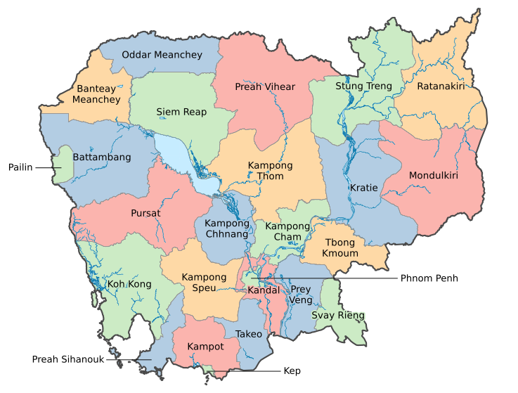 Cambodia Map